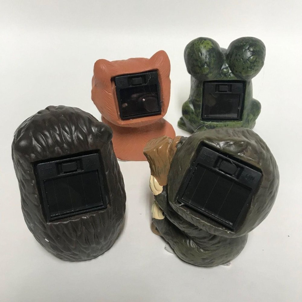 Set of 4 Solar Light Animal Garden Décor Outdoor - Picture 2 of 12